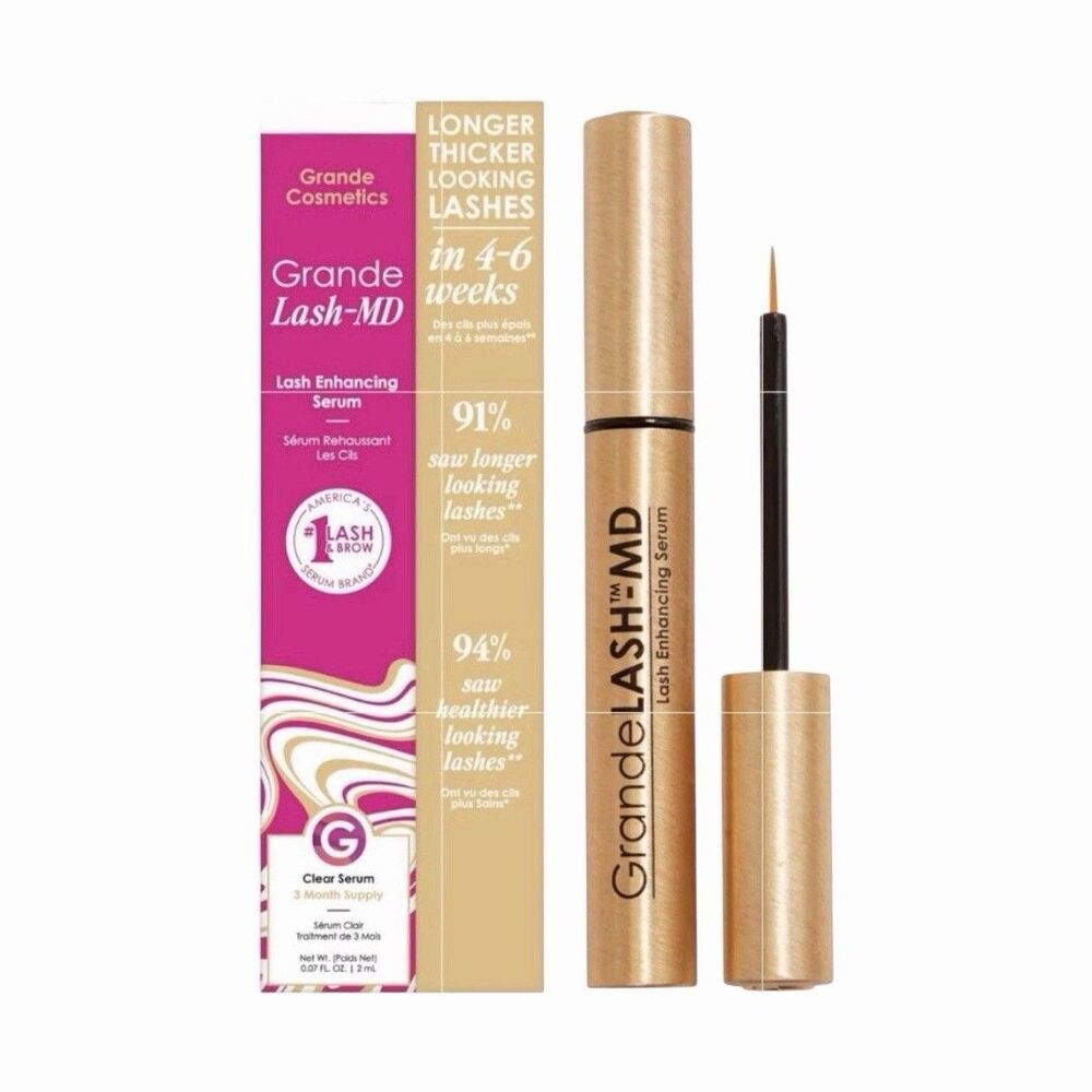 2X-Grande Lash-MD Lash Enhancing Serum CLEAR Jumbo 0.14fl oz 6 Month Supply EA! - Picture 2 of 8